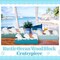 3 Pcs Summer Wooden Waves Table Decor Summer Ocean Sign Blue Beach Centerpieces Coastal Wooden Waves Tiered Tray Decor Vintage Home Centerpieces for Home Beach Office Bedroom